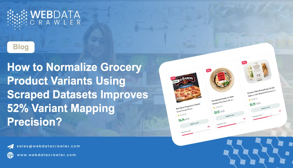 How to Normalize Grocery Product Variants Using Scraped Datasets Improves 52% Variant Mapping Precision?